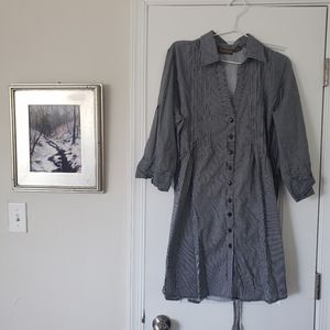 Speed Control New York pinstripe cotton dress